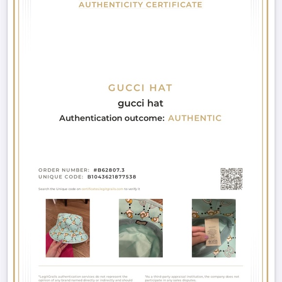 NWOT Gucci GG animal Print kawaii Bucket Hat - Picture 9 of 9